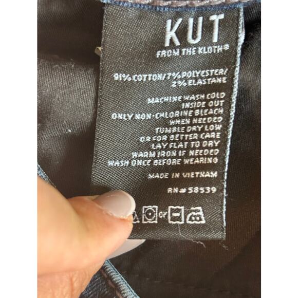 Kut From The Cloth Diana Fab AB Skinny Jeans 14 Petite - Picture 8 of 8